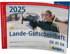 AirShampoo-Landegutscheinheft